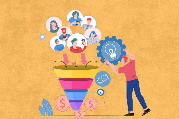 Custom sales funnel and landing page builder