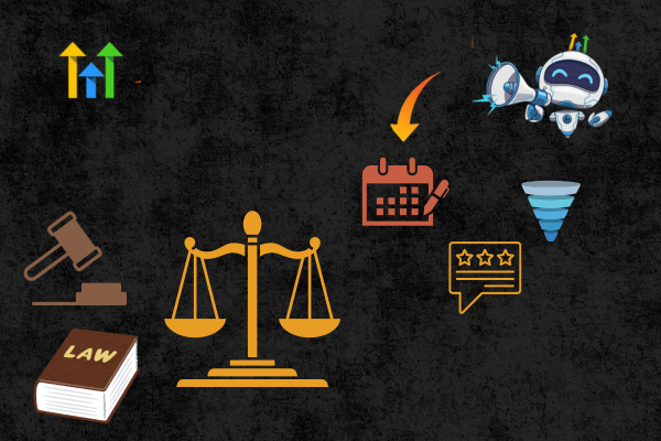Law firm client intake automation icon